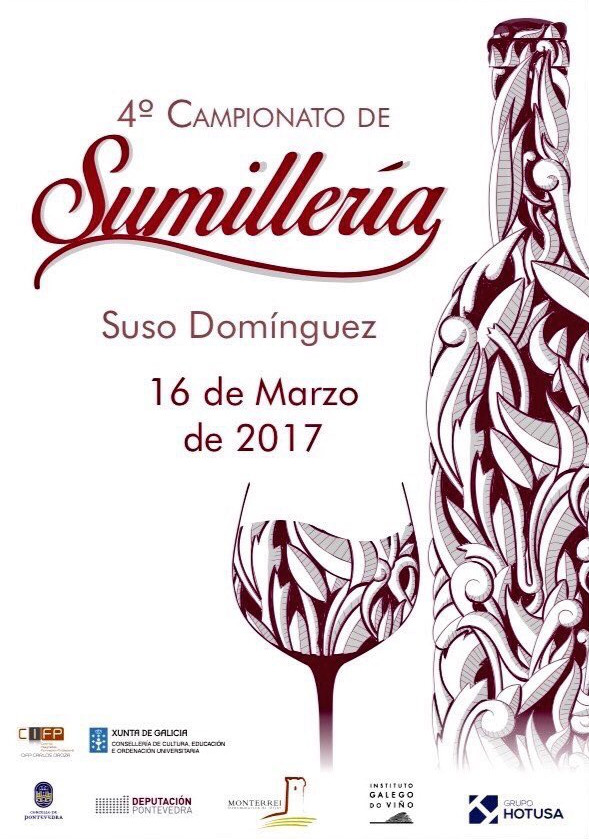 Cartel IV Campionato de Sumillería "Suso Domínguez"